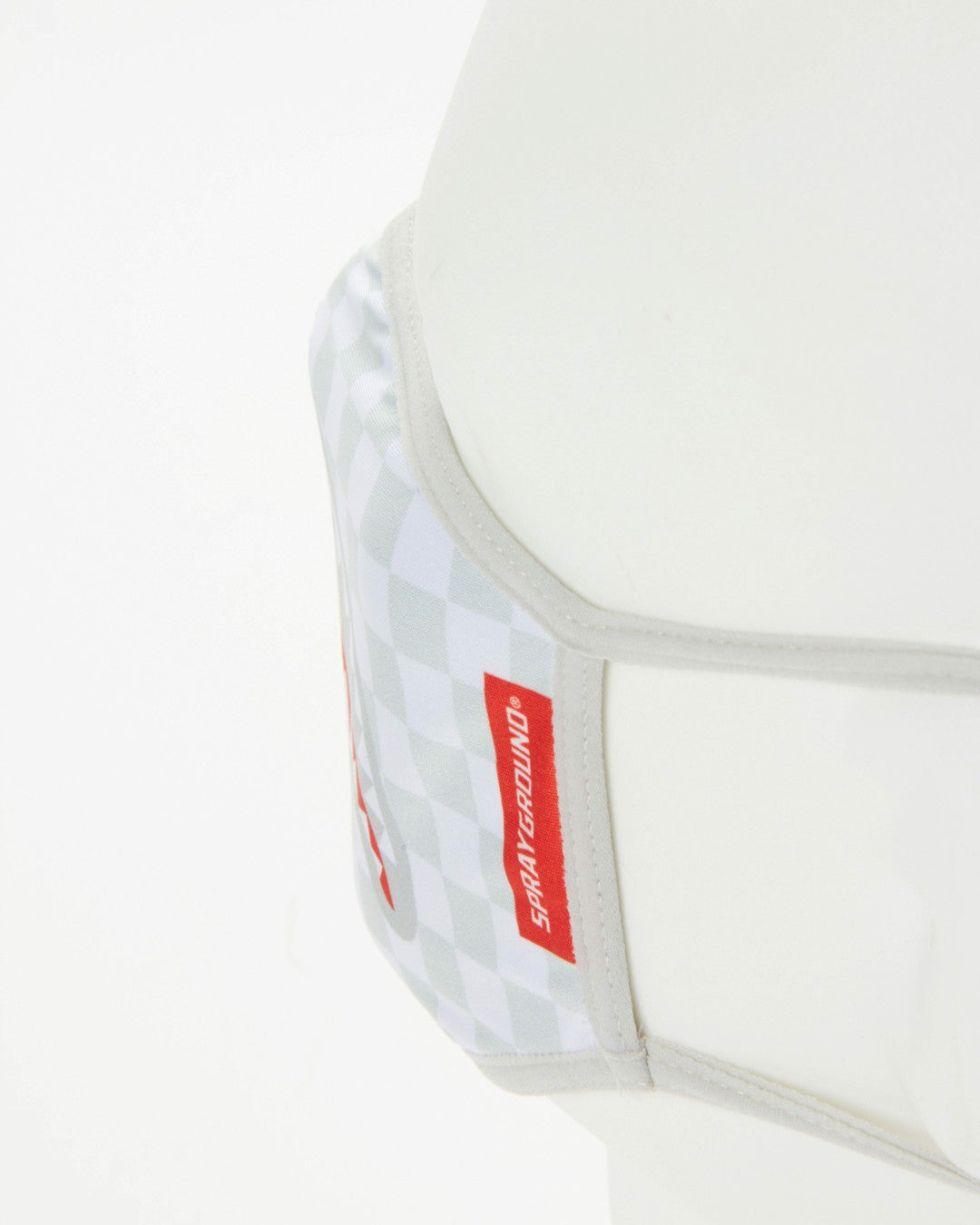 SHARKS IN PARIS (WHITE) FORM-FITTING MASK