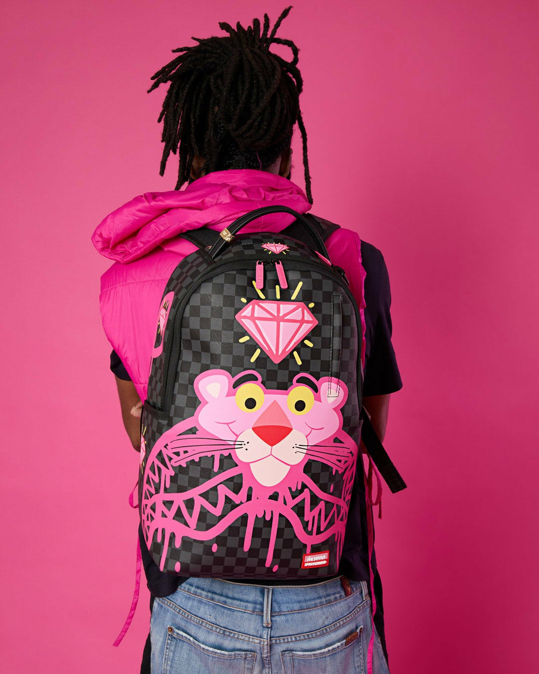 PINK PANTHER DIAMOND SHARK BACKPACK
