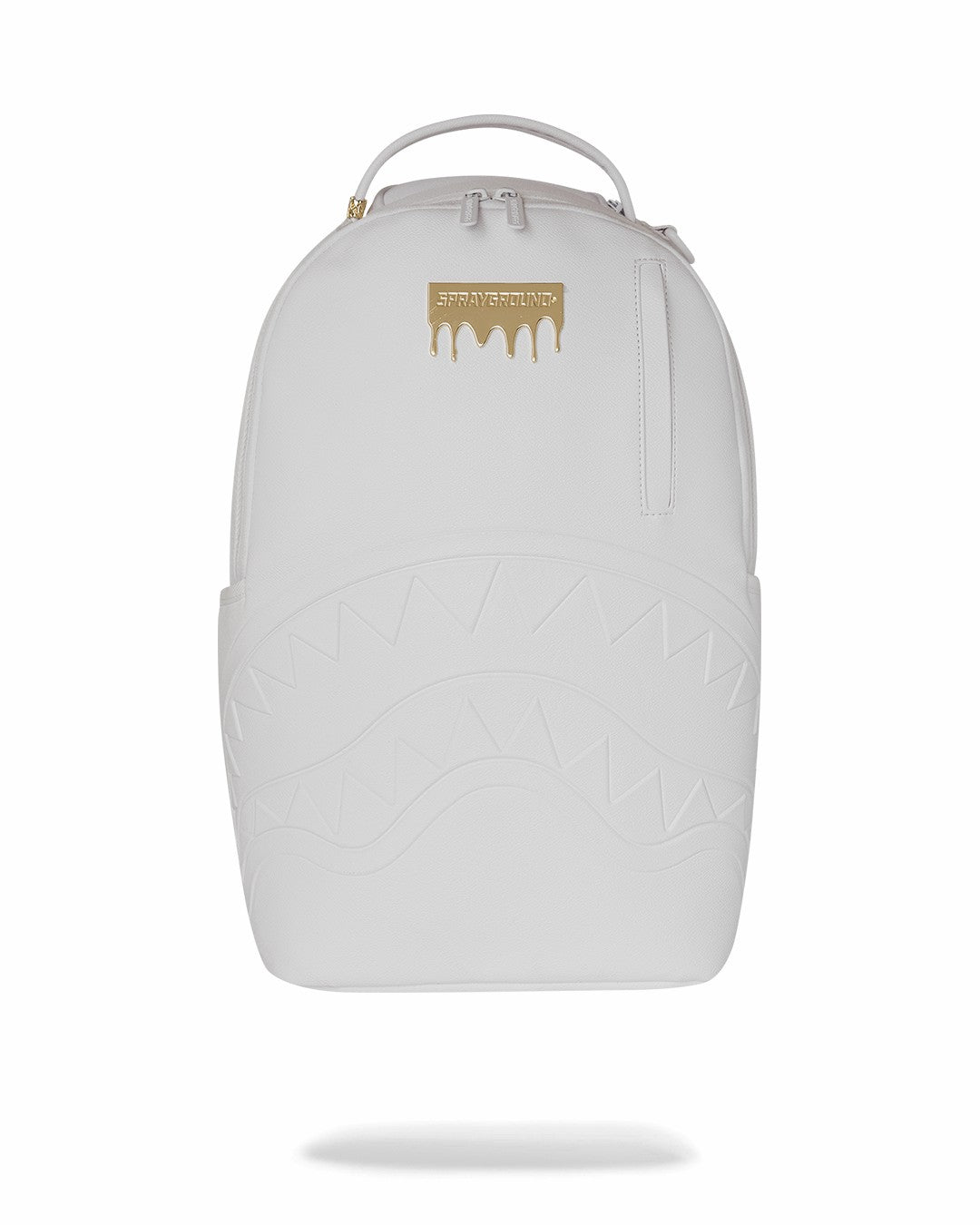 GOLD BRICK LUXE WHITE BACKPACK