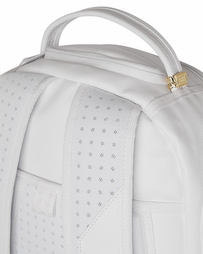 GOLD BRICK LUXE WHITE BACKPACK