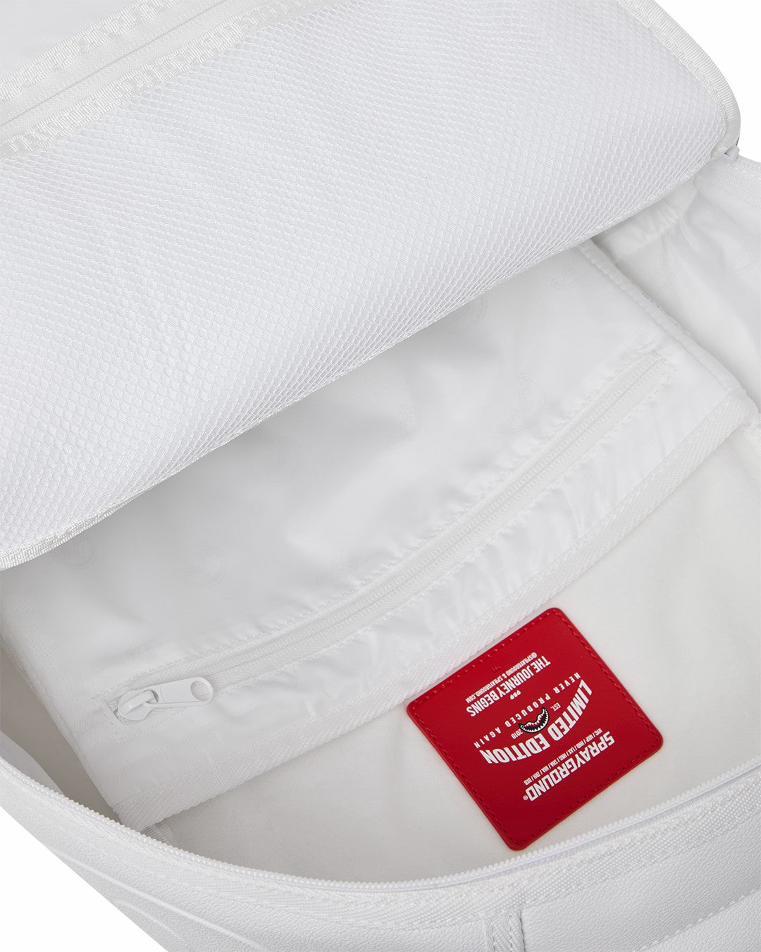 GOLD BRICK LUXE WHITE BACKPACK