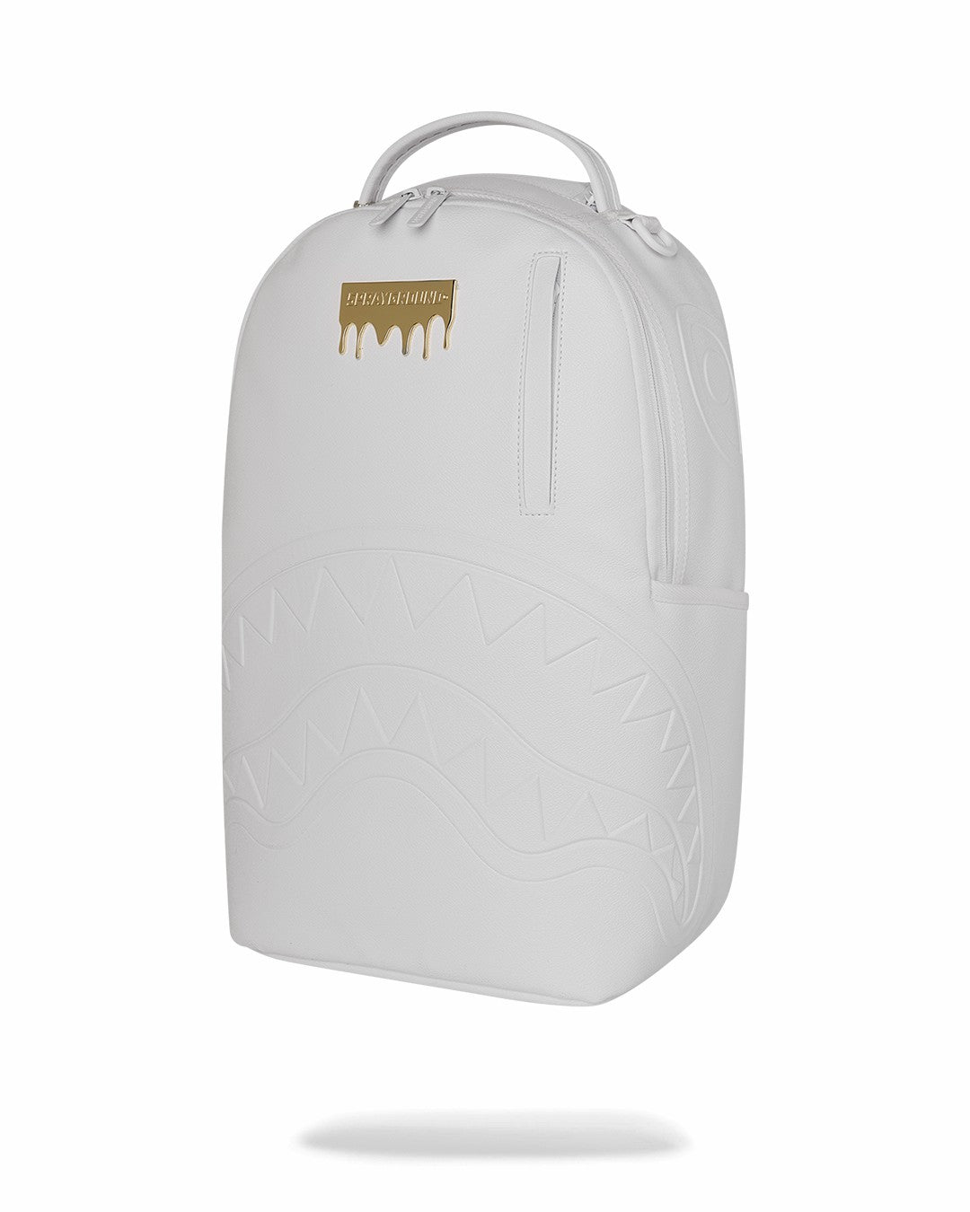 GOLD BRICK LUXE WHITE BACKPACK