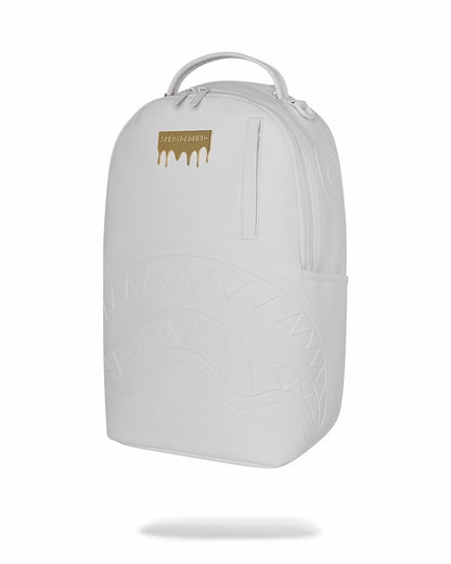 GOLD BRICK LUXE WHITE BACKPACK