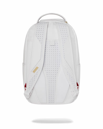 GOLD BRICK LUXE WHITE BACKPACK