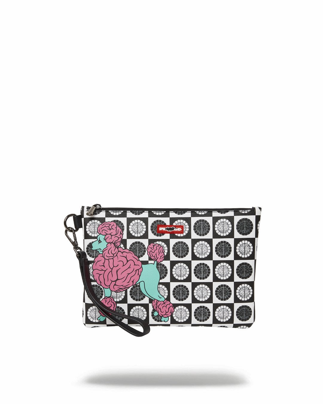 POODLE CHECK RON ENGLISH COLLAB POUCHETTE