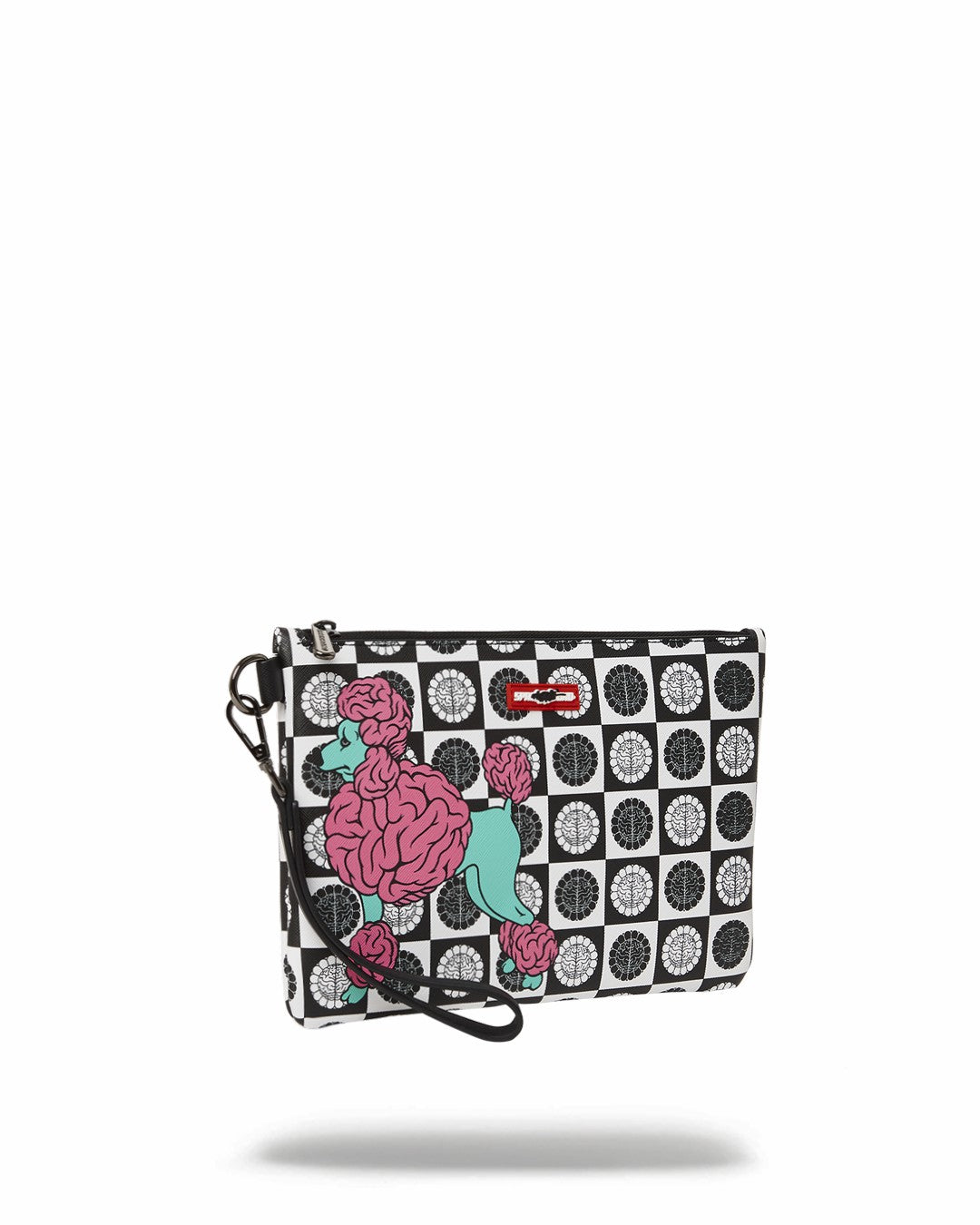 POODLE CHECK RON ENGLISH COLLAB POUCHETTE