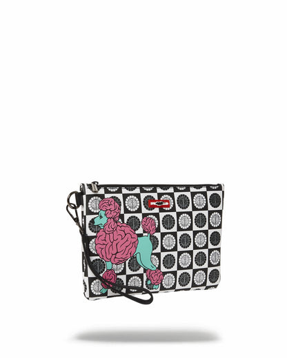 POODLE CHECK RON ENGLISH COLLAB POUCHETTE