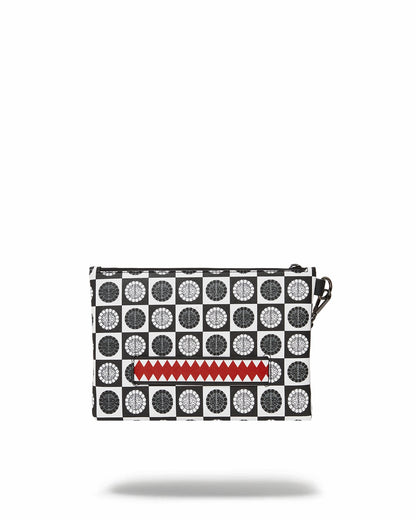 POODLE CHECK RON ENGLISH COLLAB POUCHETTE