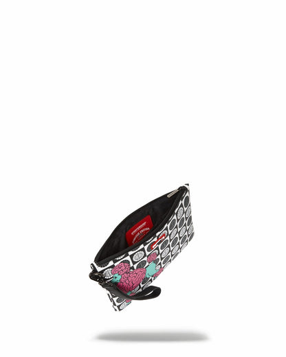 POODLE CHECK RON ENGLISH COLLAB POUCHETTE
