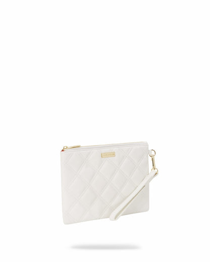 RIVIERA LE BLANC GOLD CHAIN SHARK CROSSOVER CLUTCH