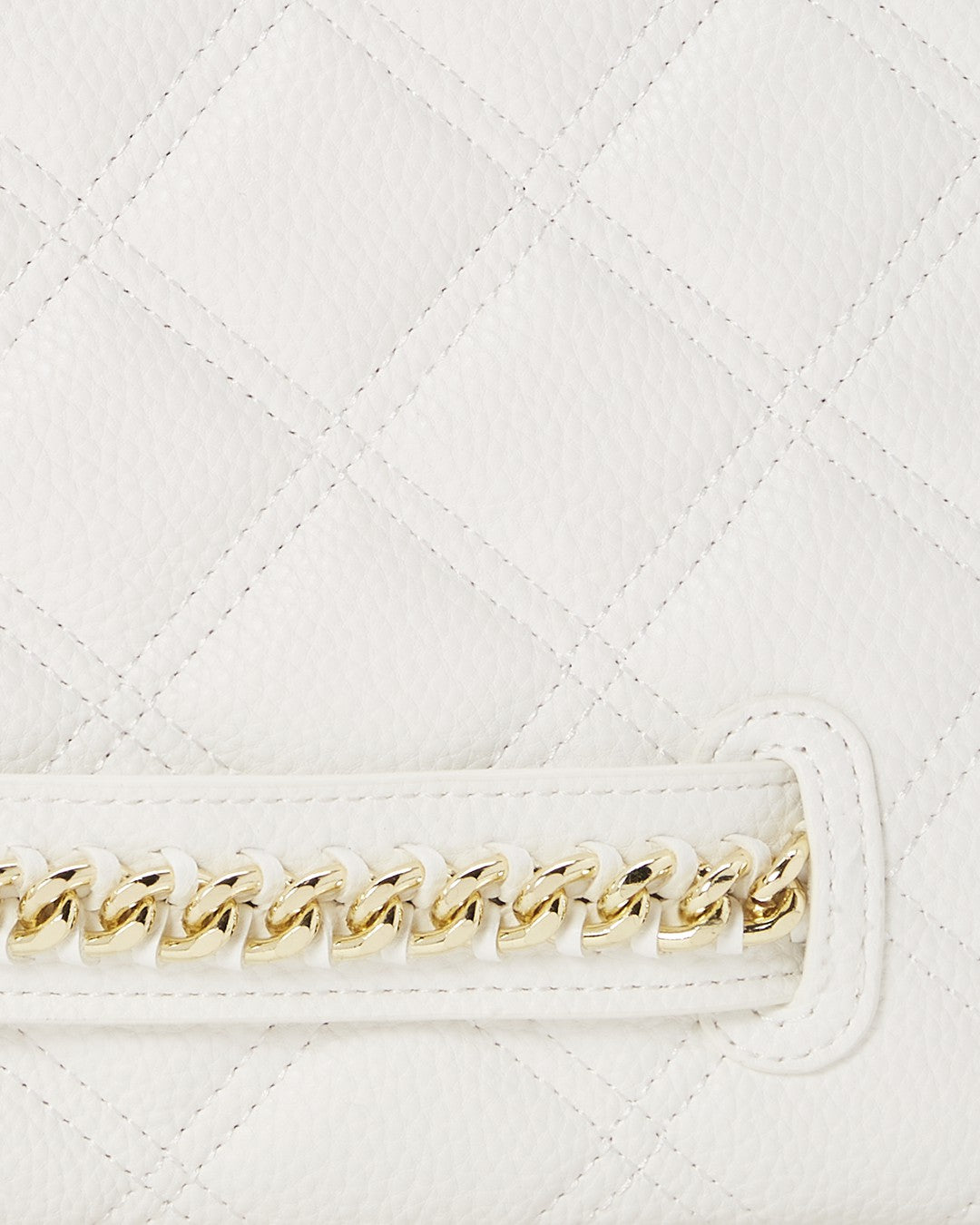 RIVIERA LE BLANC GOLD CHAIN SHARK CROSSOVER CLUTCH