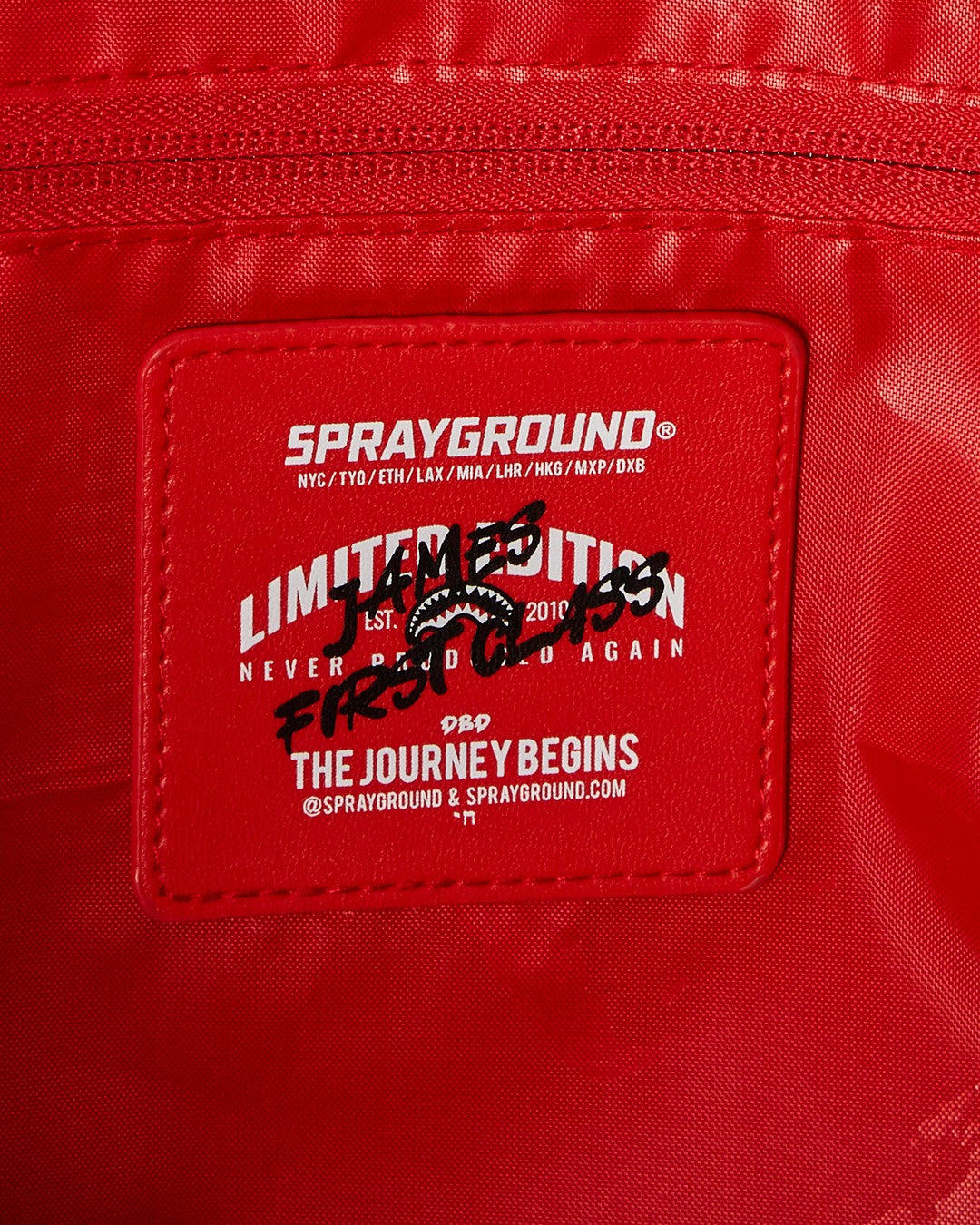 JAMES FIRST CLASS GLOBAL TAKEOFF PYRAMID DUFFLE