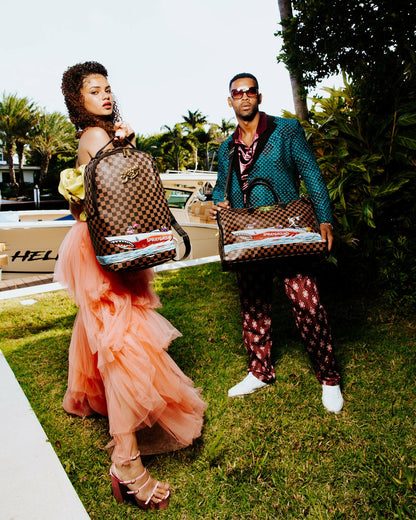 THE 305 SPEEDBOAT GETAWAY PYRAMID DUFFLE
