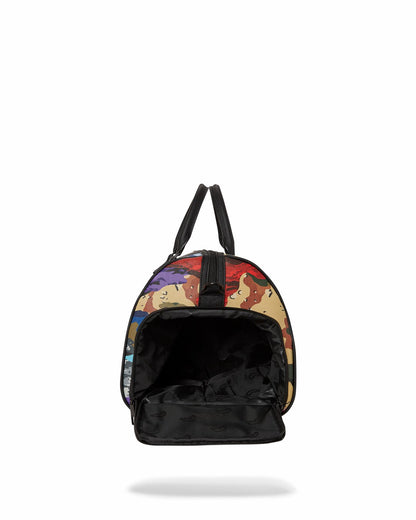 SLICED AND DICED CAMO DUFFLE