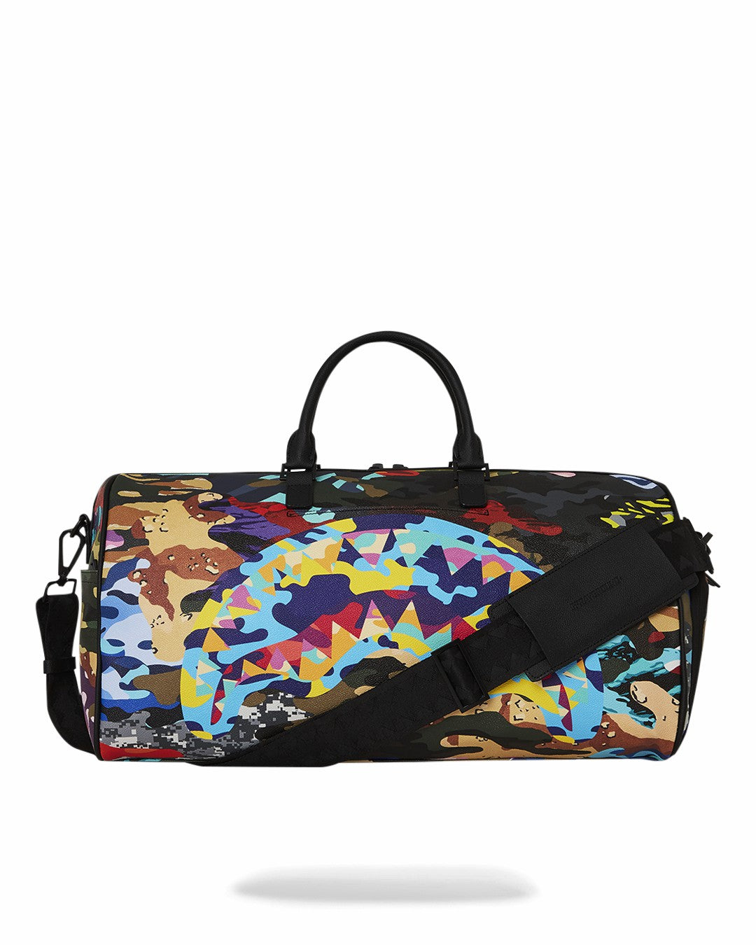 SLICED AND DICED CAMO DUFFLE