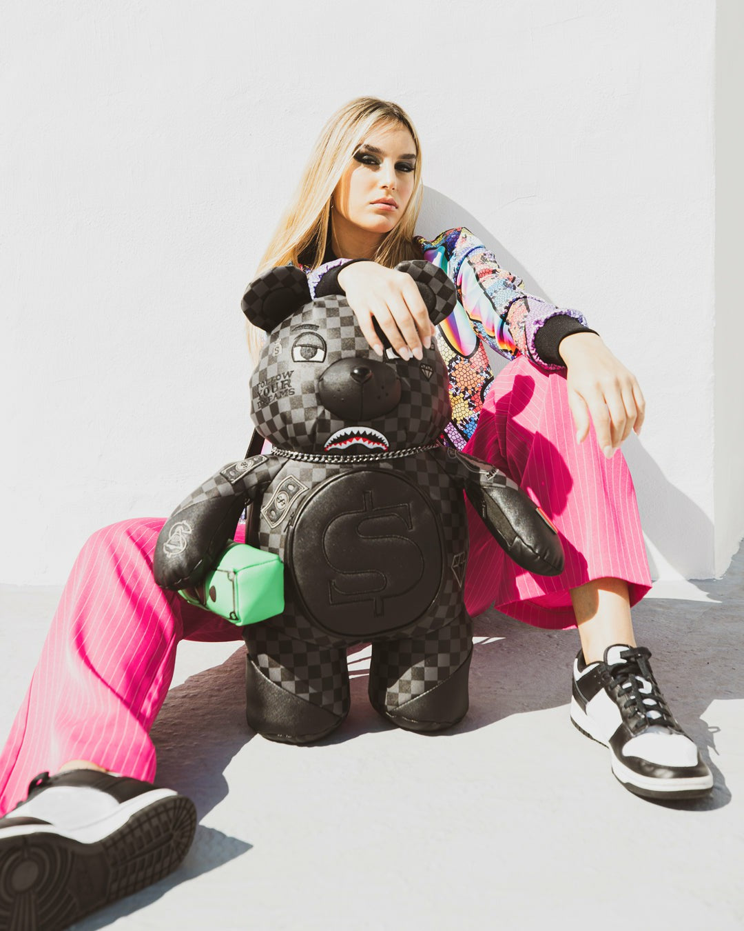 HENNY AIIR TO THE THRONE MONEYBEAR TEDDYBEAR BACKPACK