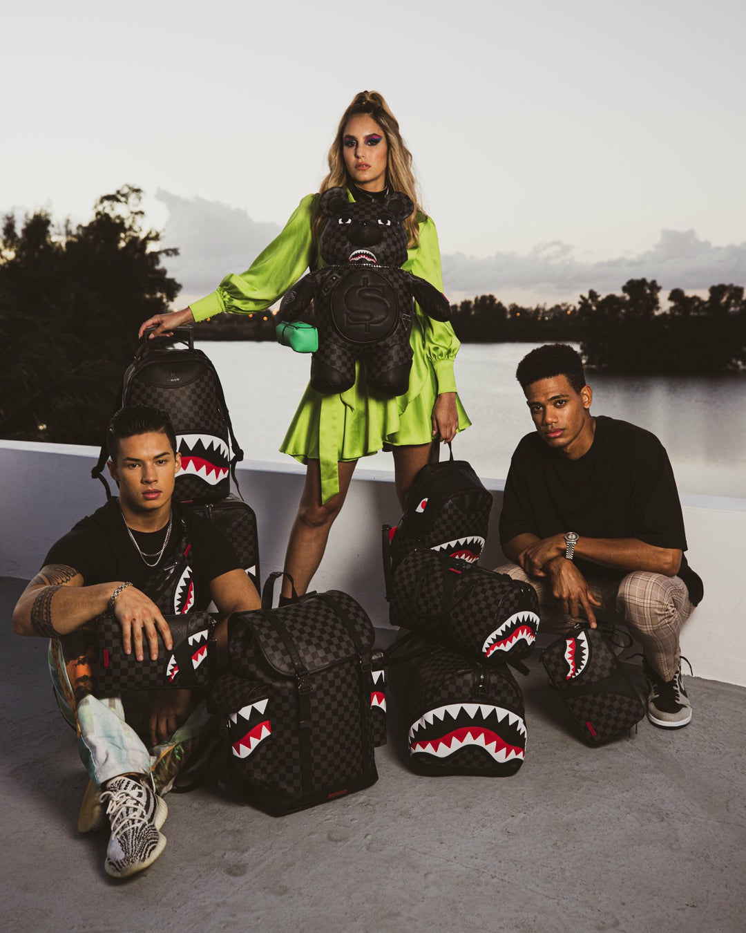 HENNY AIIR TO THE THRONE MONEYBEAR TEDDYBEAR BACKPACK