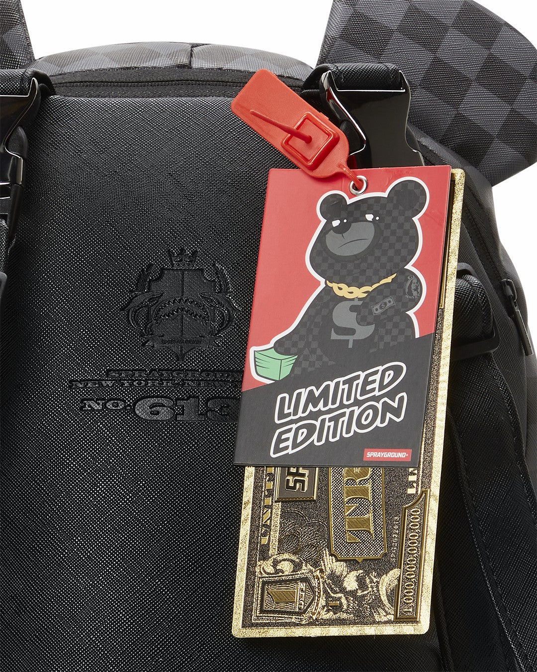HENNY AIIR TO THE THRONE MONEYBEAR TEDDYBEAR BACKPACK