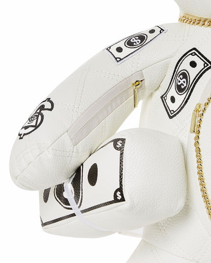 RIVIERA LE BLANC GOLD CHAIN MONEYBEAR TEDDYBEAR BACKPACK