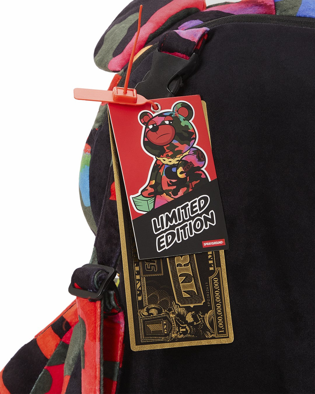 CAMOBURST MONEYBEAR TEDDYBEAR BACKPACK