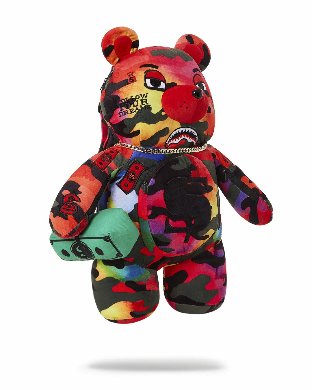 CAMOBURST MONEYBEAR TEDDYBEAR BACKPACK