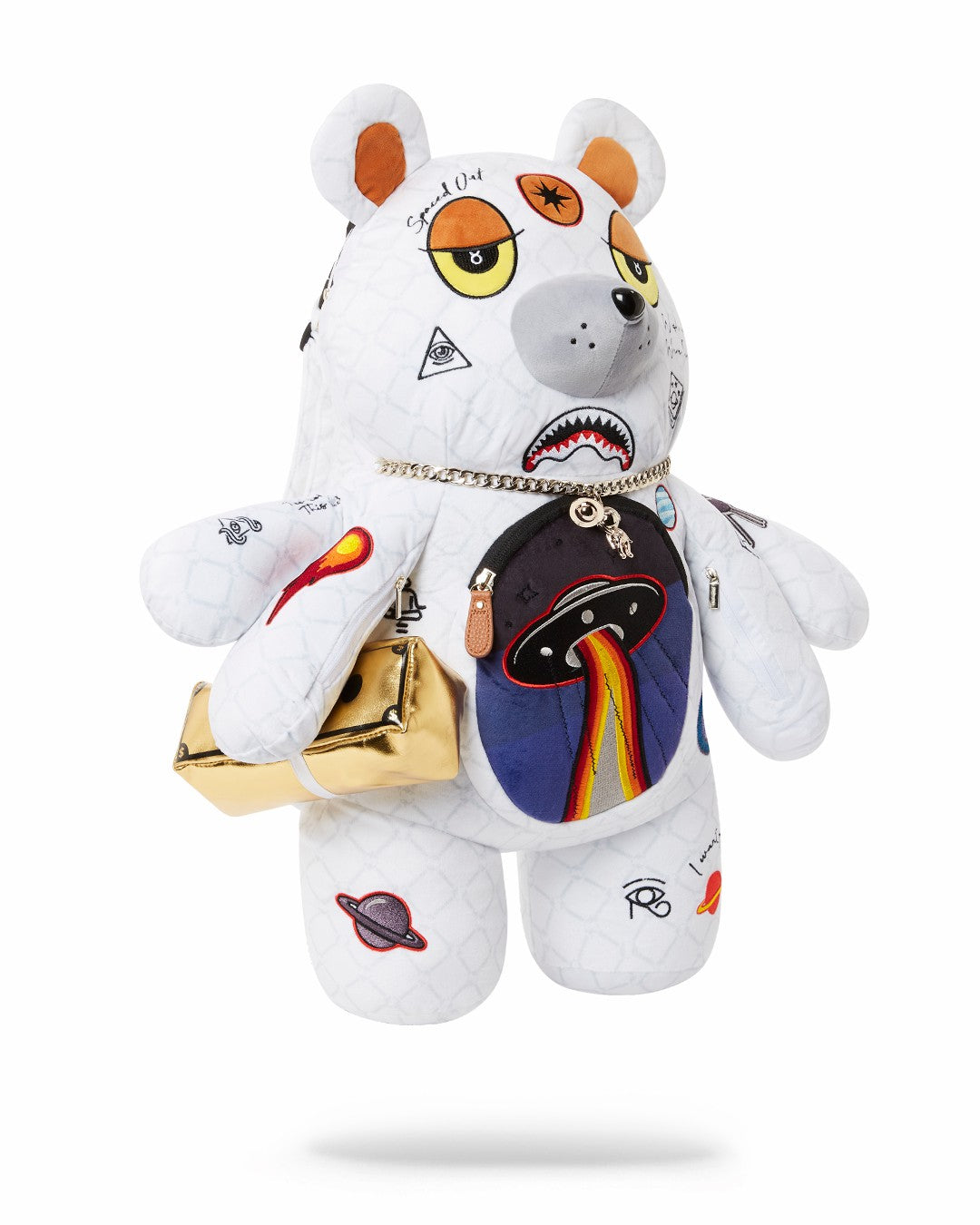 UFO SPACED OUT MONEYBEAR TEDDYBEAR BACKPACK