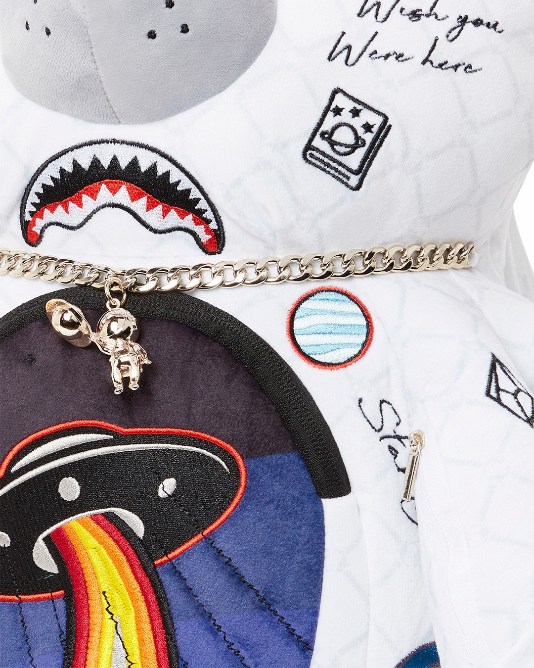 UFO SPACED OUT MONEYBEAR TEDDYBEAR BACKPACK