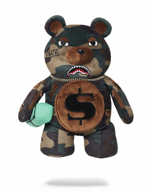 CAMOCHECK MONEYBEAR TEDDYBEAR BACKPACK