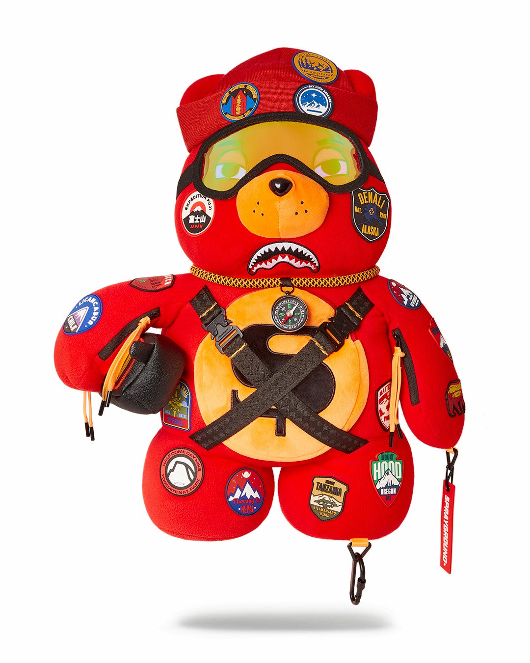 THE GLOBAL EXPEDITION MONEYBEAR TEDDYBEAR BACKPACK