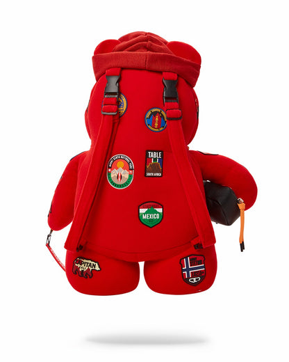 THE GLOBAL EXPEDITION MONEYBEAR TEDDYBEAR BACKPACK