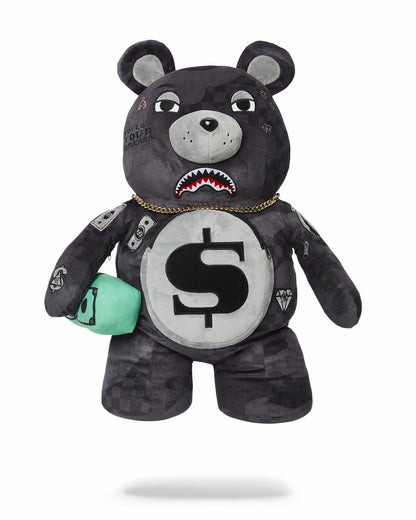 3AM NEVER SLEEP MONEYBEAR TEDDYBEAR BACKPACK