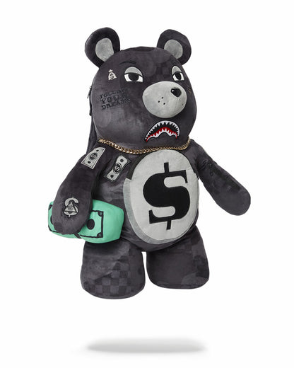 3AM NEVER SLEEP MONEYBEAR TEDDYBEAR BACKPACK
