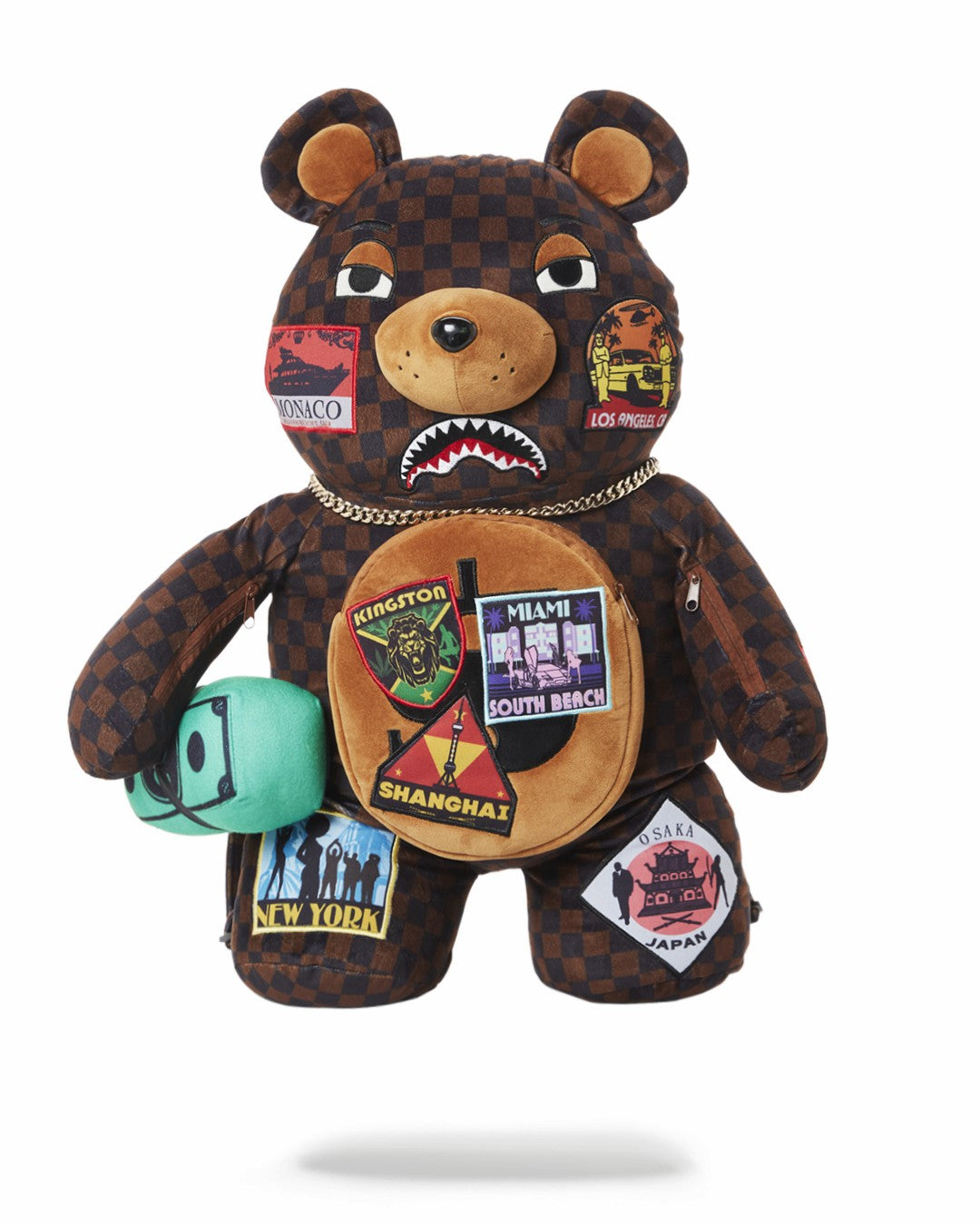 GLOBAL MOGUL MONEYBEAR TEDDYBEAR BACKPACK