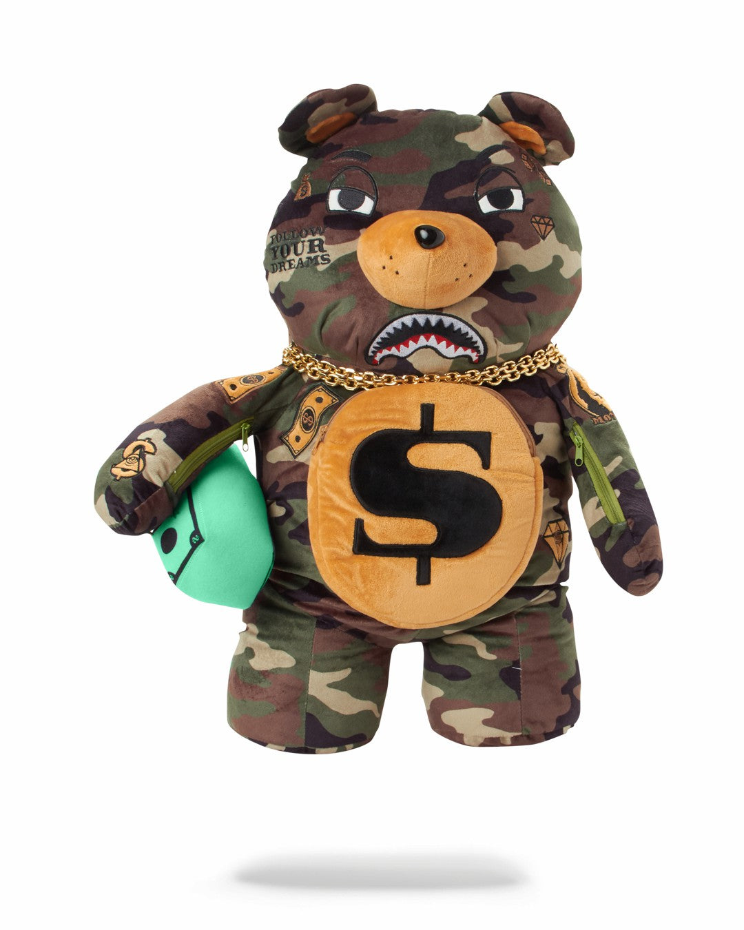 MONEYBEAR TEDDY BEAR BACKPACK