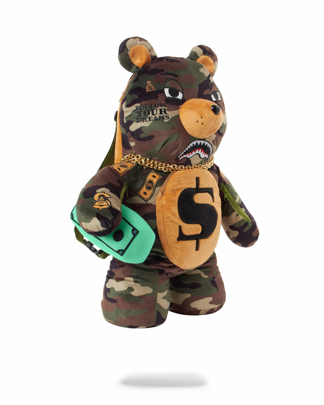 MONEYBEAR TEDDY BEAR BACKPACK