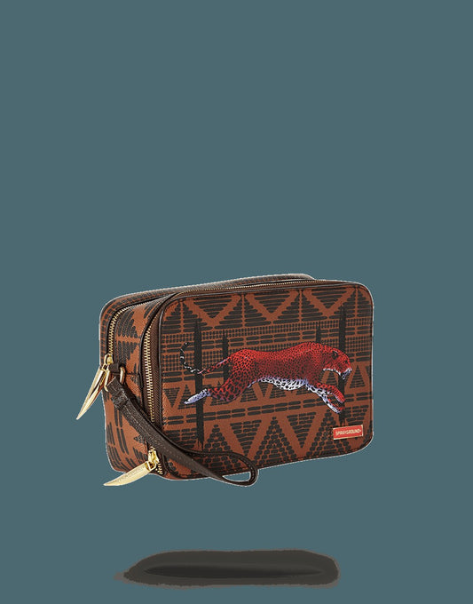 LEOPARDS IN PARIS TOILETRY AKA MONEY BAG