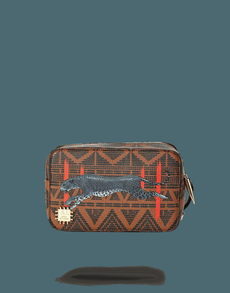 LEOPARDS IN PARIS TOILETRY AKA MONEY BAG