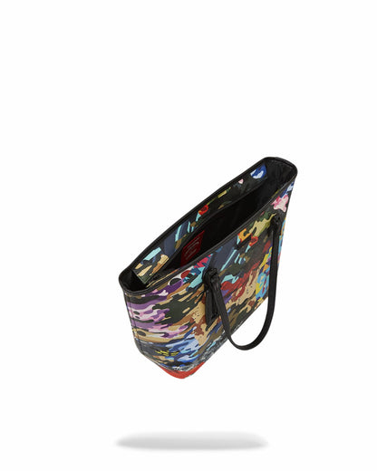 SLICED AND DICED CAMO TOTE