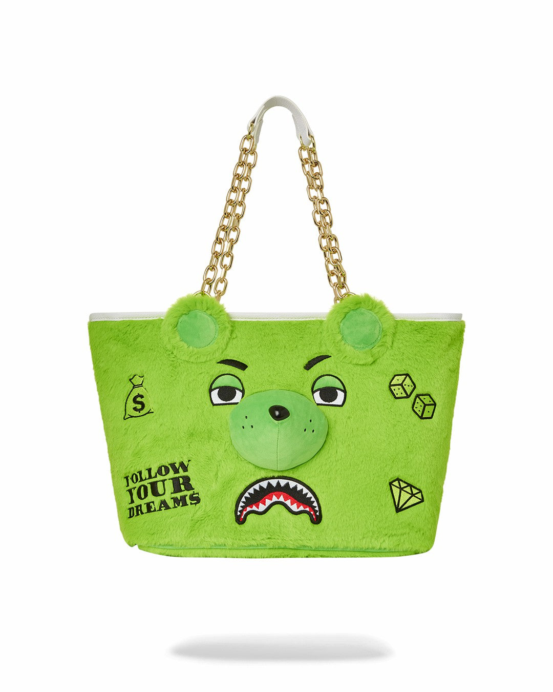 PLUSH MONEYBEAR TOTE (GREEN)