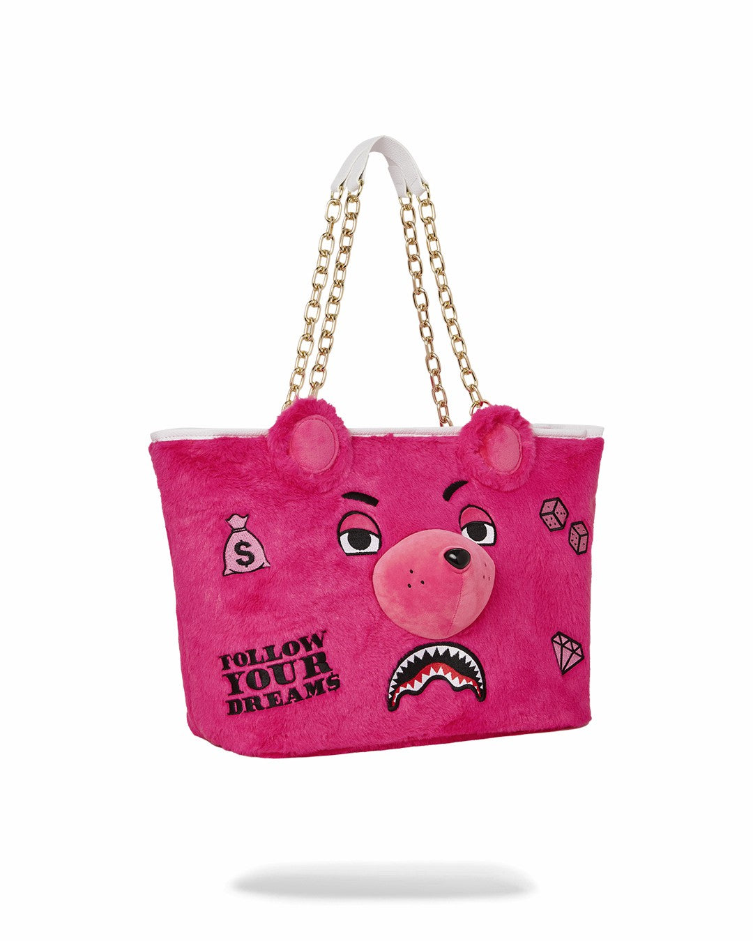 PLUSH MONEYBEAR TOTE (PINK)