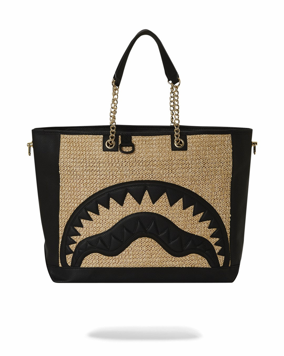 RAFFIA PALM TOTE