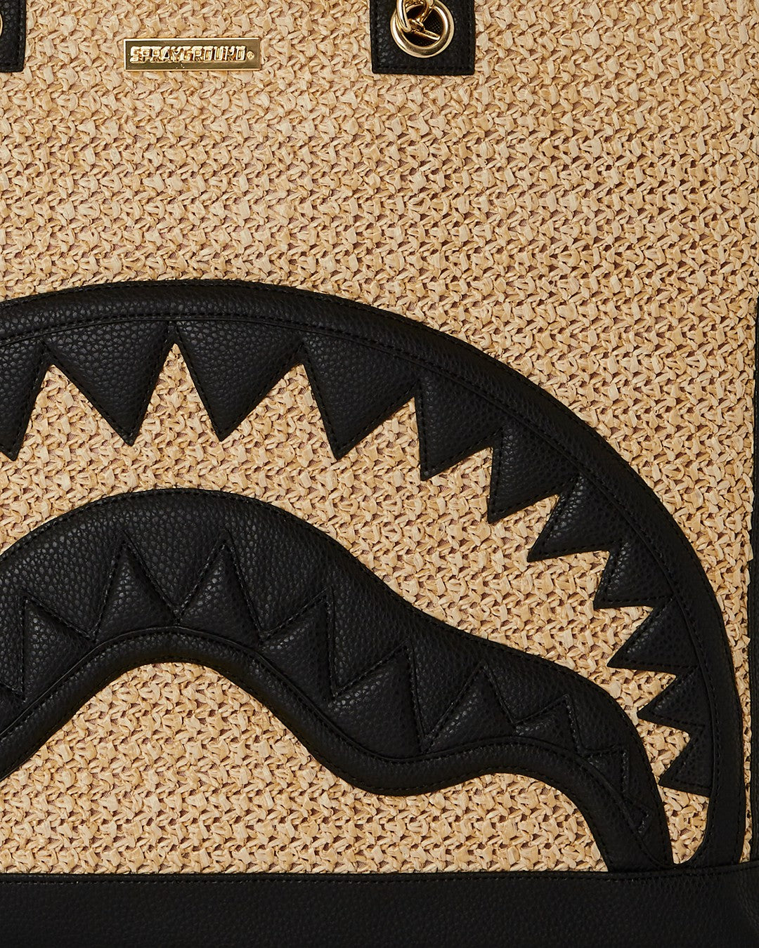 RAFFIA PALM TOTE
