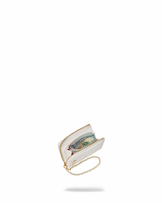 RIVIERA LE BLANC GOLD CHAIN SHARK WALLET