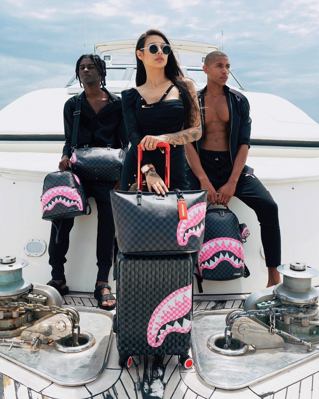 SHARKS IN CANDY CARRY-ON LUGGAGE