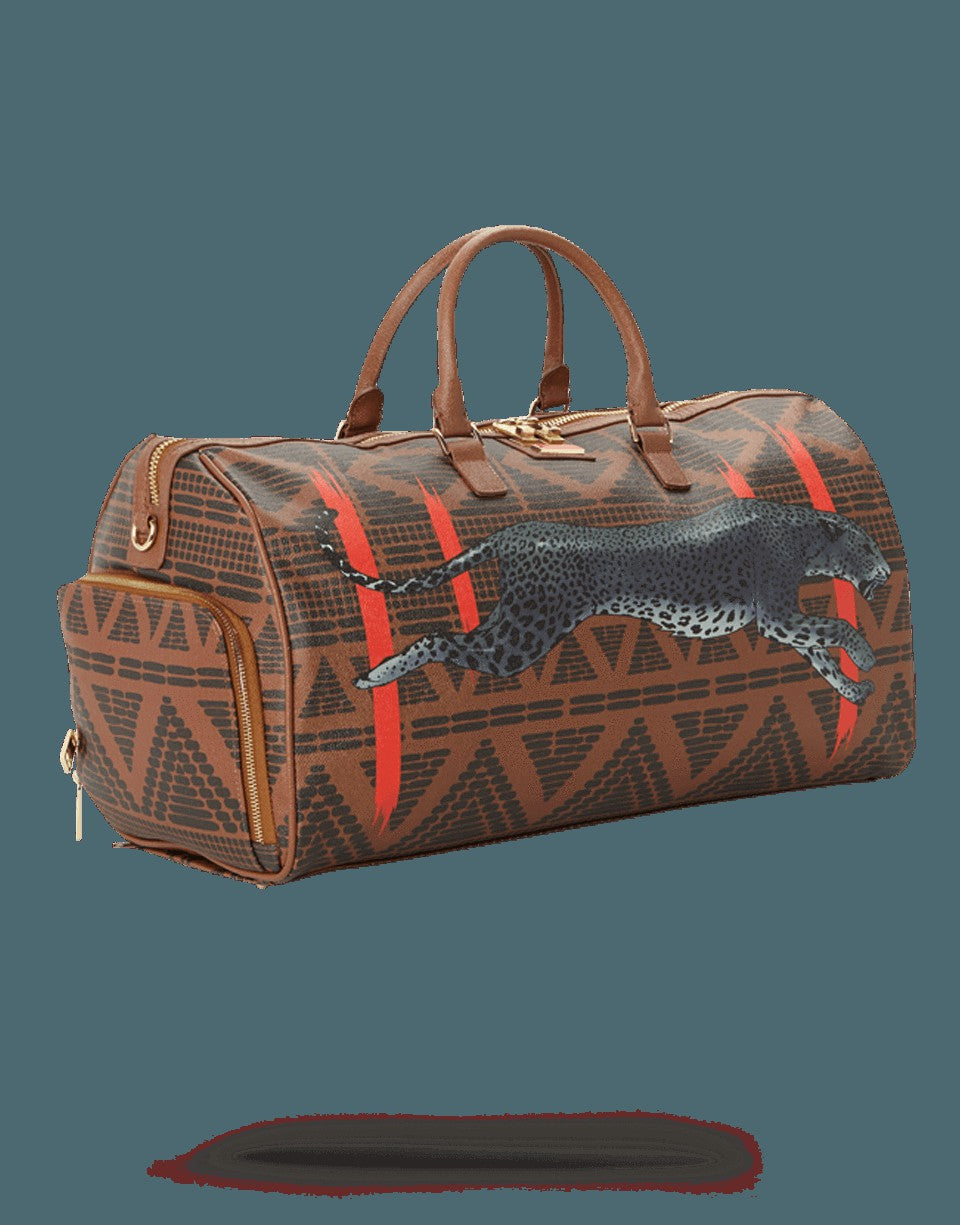 LEOPARDS IN PARIS DUFFLE