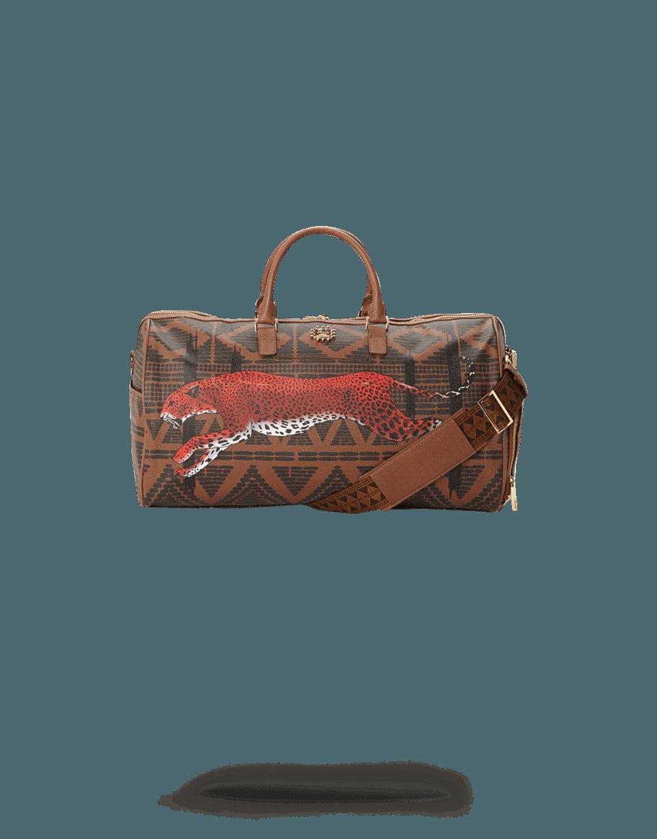 LEOPARDS IN PARIS DUFFLE