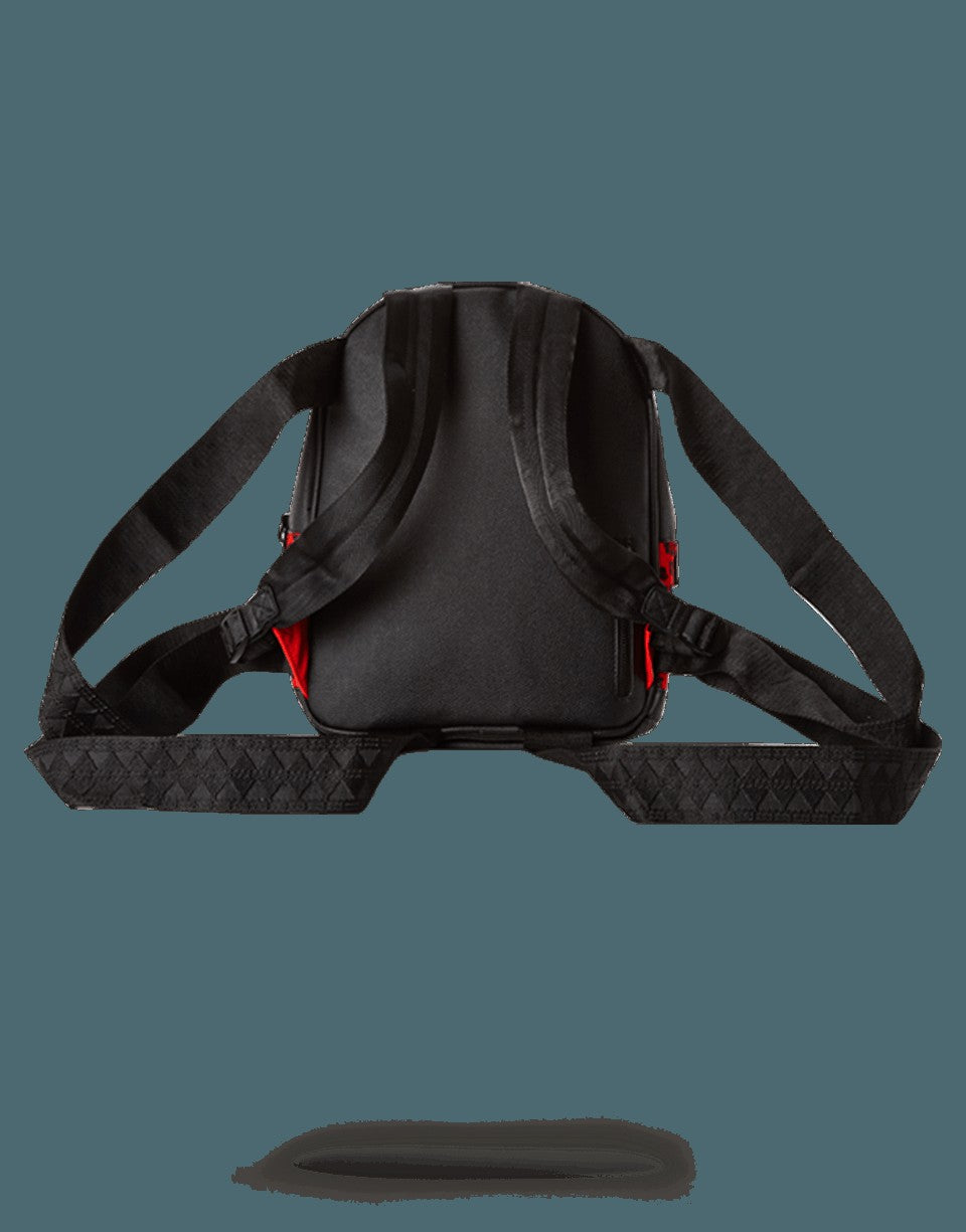 6-STRAP RED LEOPARD EMPRESS (PONY HAIR)