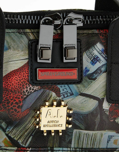 RED LEOPARD MONEY TRAVEL CASE
