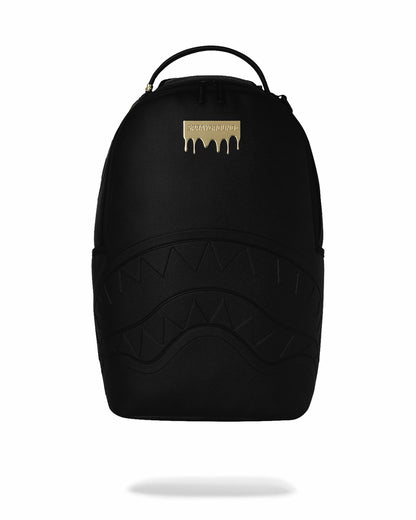 GOLD BRICK DRIP BLACK BACKPACK