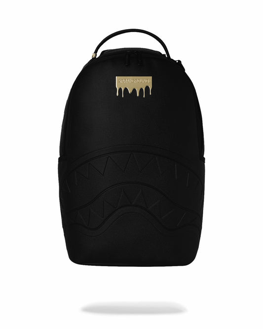 GOLD BRICK DRIP BLACK BACKPACK